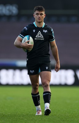 180224 - Ospreys v Ulster - United Rugby Championship - Reuben Morgan-Williams of Ospreys 