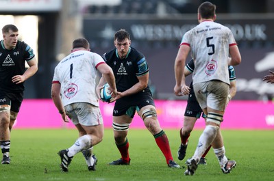 180224 - Ospreys v Ulster - United Rugby Championship - James Ratti of Ospreys 