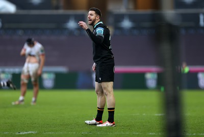 180224 - Ospreys v Ulster - United Rugby Championship - Alex Cuthbert of Ospreys 