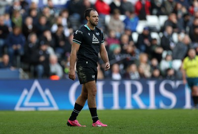 180224 - Ospreys v Ulster - United Rugby Championship - Evardi Boshoff of Ospreys 