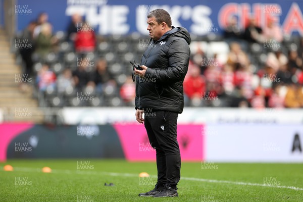 180224 - Ospreys v Ulster - United Rugby Championship - Ospreys Head Coach Toby Booth 