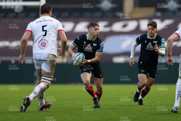 180224 - Ospreys v Ulster - United Rugby Championship - Dan Edwards of Ospreys 