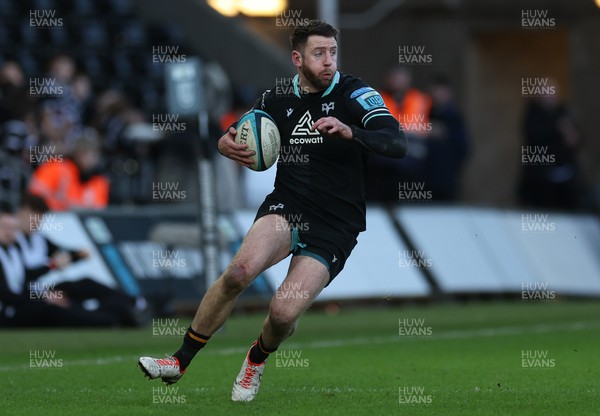 180224 - Ospreys v Ulster, United Rugby Championship - Alex Cuthbert of Ospreys