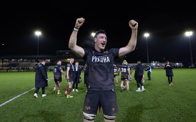 280226 - Ospreys v Ulster Rugby, United Rugby Championship - Ryan Smith of Ospreys at the end of the match