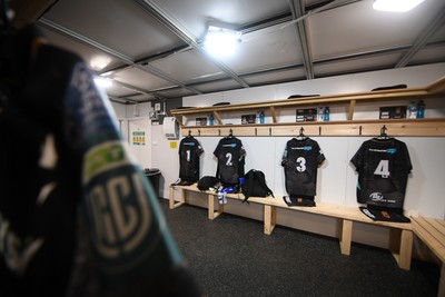 280226 - Ospreys v Ulster - United Rugby Championship - The Ospreys dressing room ahead of the match