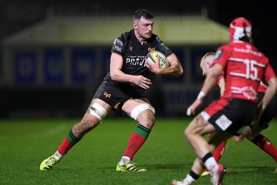 280226 - Ospreys v Ulster - United Rugby Championship - Ryan Smith of Ospreys