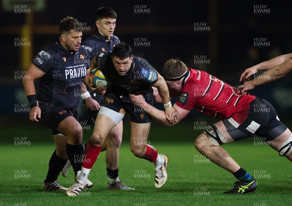 280226 - Ospreys v Ulster Rugby, United Rugby Championship - Owen Watkin of Ospreys looks to attack