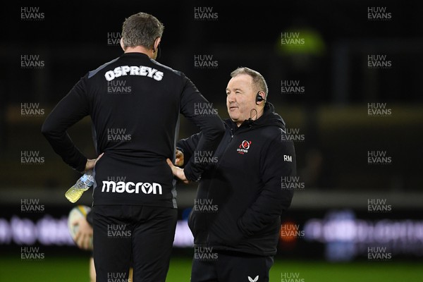 280226 - Ospreys v Ulster - United Rugby Championship - Ulster head coach, Richie Murphy