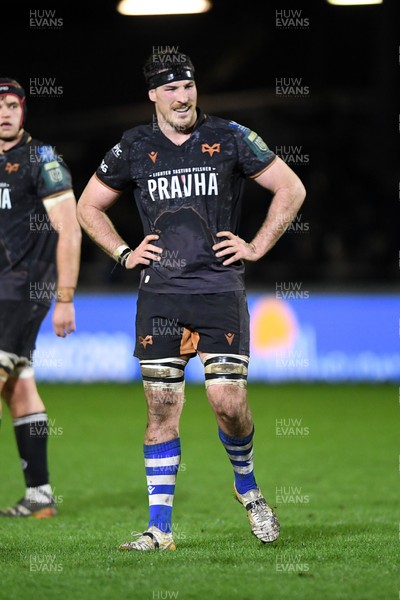 280226 - Ospreys v Ulster - United Rugby Championship - James Ratti of Ospreys