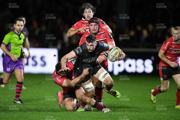 280226 - Ospreys v Ulster - United Rugby Championship - Ryan Smith of Ospreys