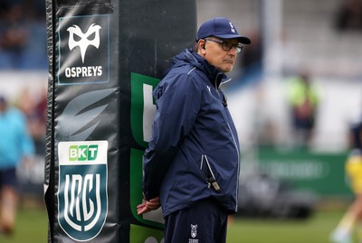 111025 - Ospreys v Zebre Parma - United Rugby Championship - Zebre Parma Head Coach Massimo Brunello 