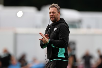 111025 - Ospreys v Zebre Parma - United Rugby Championship - Ospreys Head Coach Mark Jones