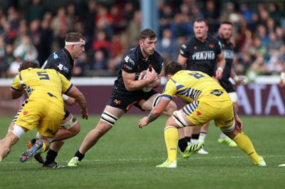 111025 - Ospreys v Zebre Parma - United Rugby Championship - James Ratti of Ospreys 