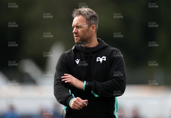 111025 - Ospreys v Zebre Parma - United Rugby Championship - Ospreys Head Coach Mark Jones