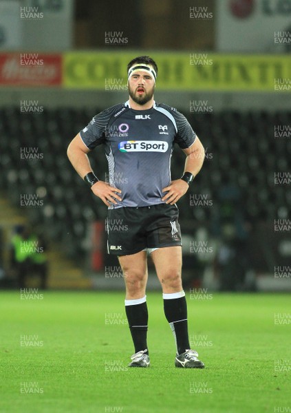 280315 - Ospreys v Zebre - GuinnessPro12 -Scott Baldwin of Ospreys