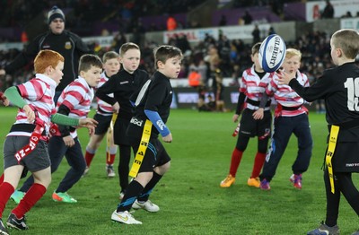 280315 - Ospreys v Zebre Rugby, Guinness PRO12 - Action from the Half Time Tag matches