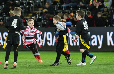 280315 - Ospreys v Zebre Rugby, Guinness PRO12 - Action from the Half Time Tag matches