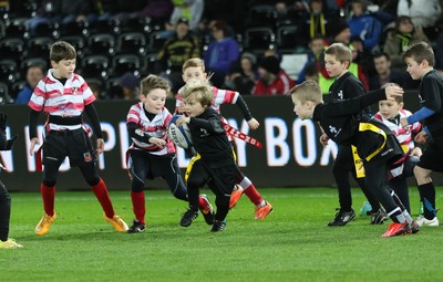 280315 - Ospreys v Zebre Rugby, Guinness PRO12 - Action from the Half Time Tag matches