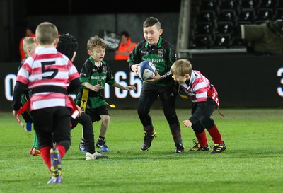 280315 - Ospreys v Zebre Rugby, Guinness PRO12 - Action from the Half Time Tag matches