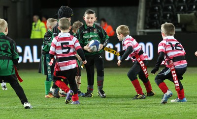 280315 - Ospreys v Zebre Rugby, Guinness PRO12 - Action from the Half Time Tag matches