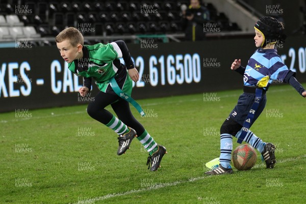 280315 - Ospreys v Zebre Rugby, Guinness PRO12 - Action from the Half Time Tag matches