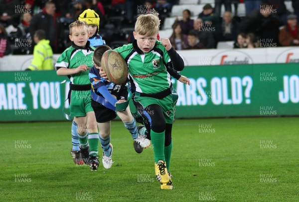 280315 - Ospreys v Zebre Rugby, Guinness PRO12 - Action from the Half Time Tag matches
