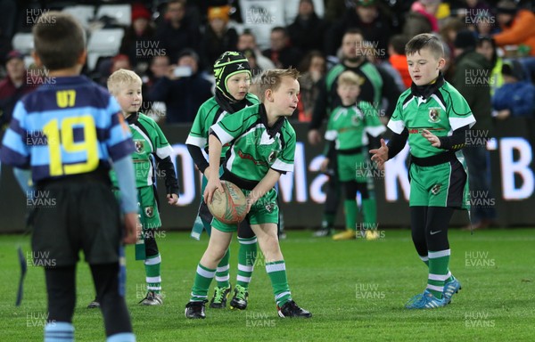 280315 - Ospreys v Zebre Rugby, Guinness PRO12 - Action from the Half Time Tag matches
