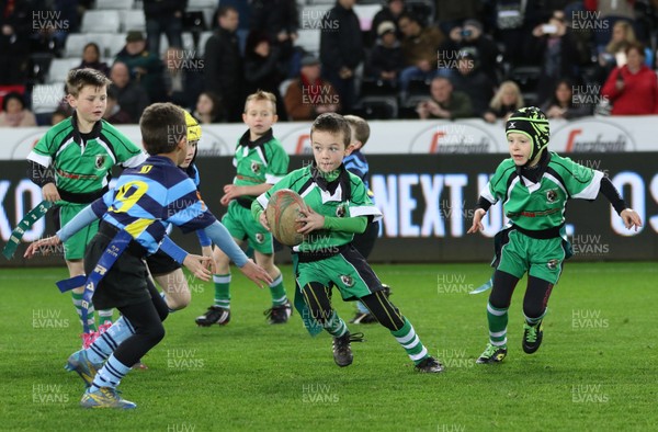 280315 - Ospreys v Zebre Rugby, Guinness PRO12 - Action from the Half Time Tag matches