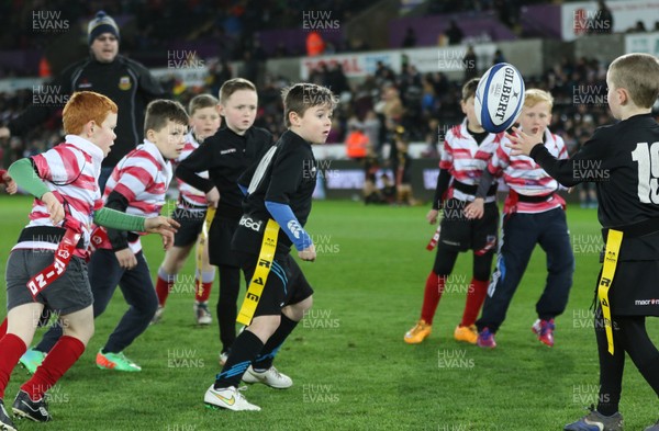 280315 - Ospreys v Zebre Rugby, Guinness PRO12 - Action from the Half Time Tag matches
