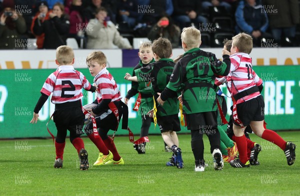 280315 - Ospreys v Zebre Rugby, Guinness PRO12 - Action from the Half Time Tag matches