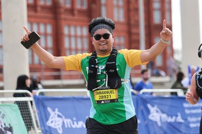 051025 - Oysho Cardiff Half Marathon - Runners make their way through Cardiff Bay as they take part in the Oysho Cardiff Half Marathon