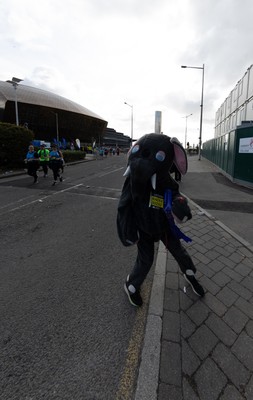 051025 - Oysho Cardiff Half Marathon - Runners make their way through Cardiff Bay as they take part in the Oysho Cardiff Half Marathon