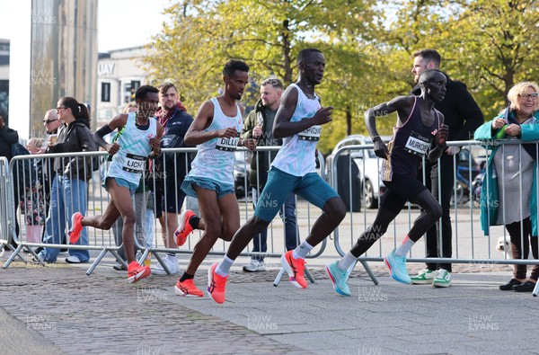 051025 - Oysho Cardiff Half Marathon - Runners make their way through Cardiff Bay as they take part in the Oysho Cardiff Half Marathon