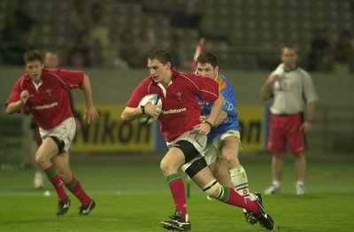 130601 - Pacific Barbarians v Wales -Jamie Robinson tries to find a way through