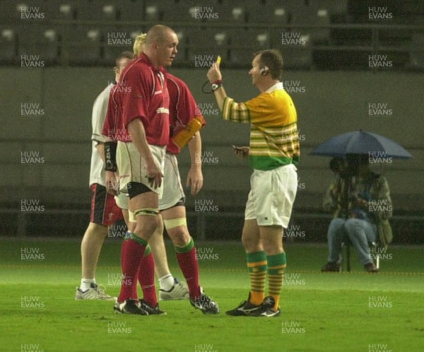 130601 - Pacific Barbarians v Wales -Referee Andrew Cole sin-bins Chris Stephens