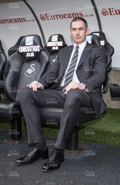 050117 - New Swansea City City Head Coach Paul Clement poses for pictures at his first Press Conference in the Liberty Stadium by Chris Fairweather/Huw Evans Agency