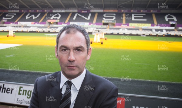 050117 - New Swansea City head coach Paul Clement after the press conference at the Liberty Stadium by Gareth Everett