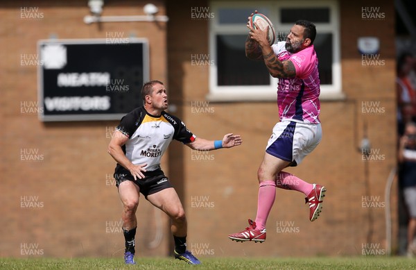 270719 - Paul James XV v Classic Lions - Jason Forster gets to the ball quicker than Shane Williams