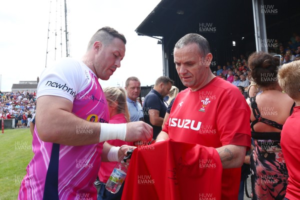 270719 - Paul James Testimonial -  Cai Griffiths plays for the Classic Lions XV as part of the testimonial for Paul James 