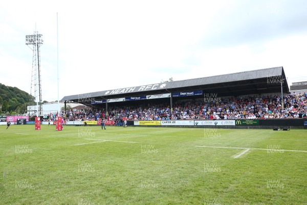 270719 - Paul James Testimonial -  A near capacity watches a Paul James Select XV take on A Classic Lions XV as part of the testimonial for Paul James 