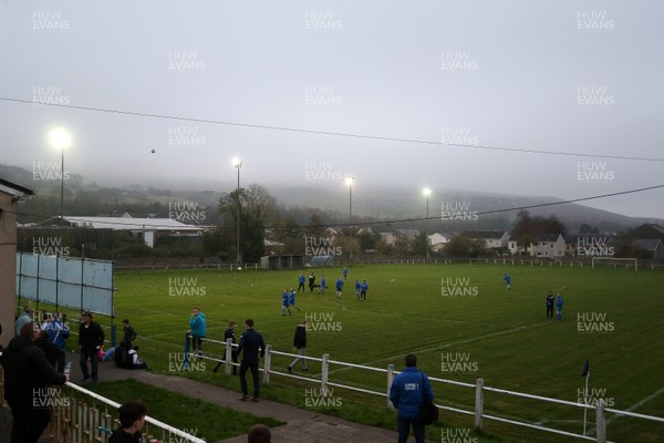181017 - Caerau v Pontyclun - Welsh Football League Division 3 - Picture shows a general view of the ground