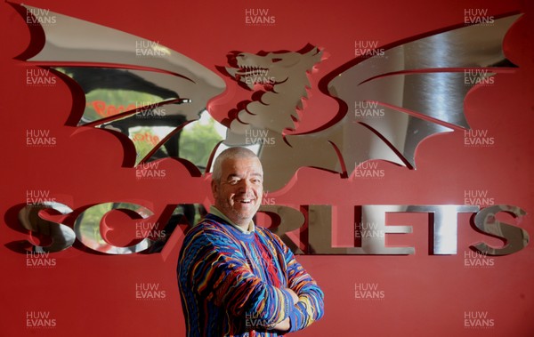 17.08.09 - Scarlets Press Conference - New Scarlets Chief Executive Paul Sergeant at Parc y Scarlets after giving his first press conference in his new role. 