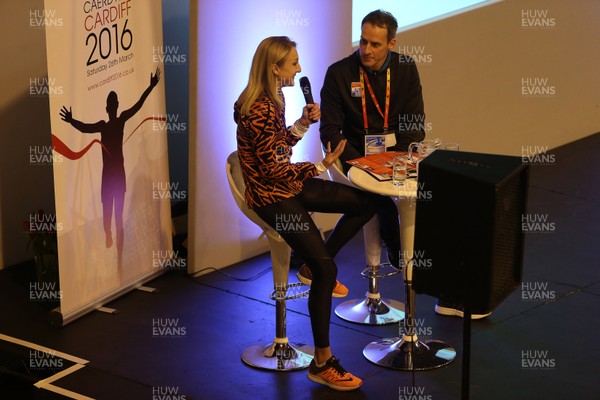 240316 - Paula Radcliffe talks at the Expo - Motorpoint Arena -