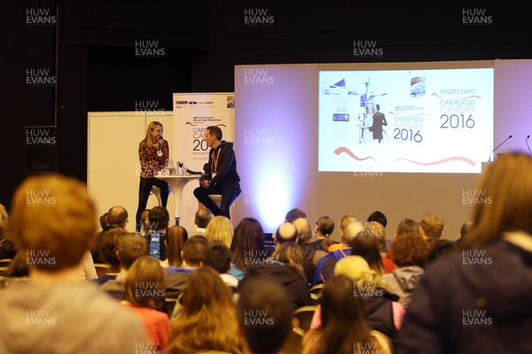 240316 - Paula Radcliffe talks at the Expo - Motorpoint Arena -