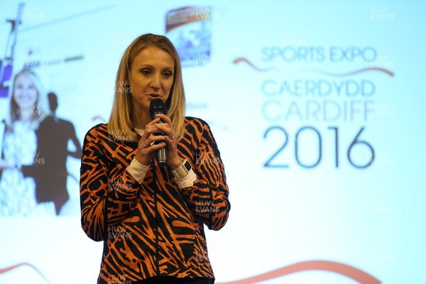 240316 - Paula Radcliffe talks at the Expo - Motorpoint Arena -