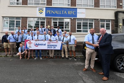 060626 - Penallta Athletic League Presentation - Penallta celebrate lifting the trophy