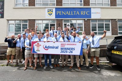 060626 - Penallta Athletic League Presentation - Penallta celebrate lifting the trophy