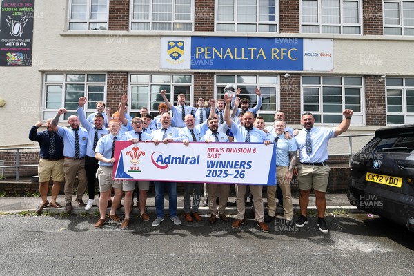 060626 - Penallta Athletic League Presentation - Penallta celebrate lifting the trophy