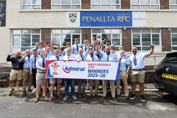060626 - Penallta Athletic League Presentation - Penallta celebrate lifting the trophy