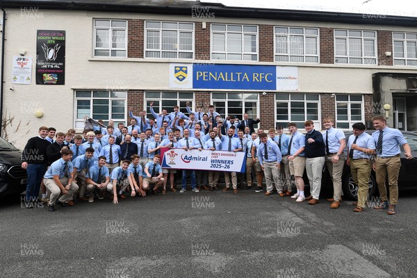060626 - Penallta Athletic League Presentation - Penallta celebrate lifting the trophy